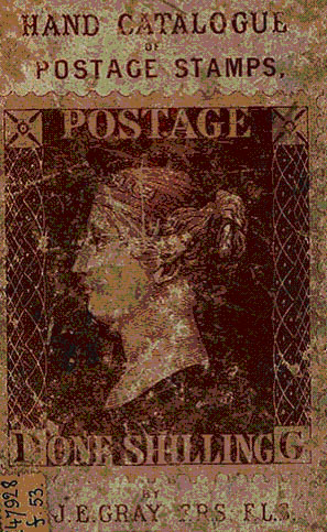 Hand catalogue of postage stamos 1862
